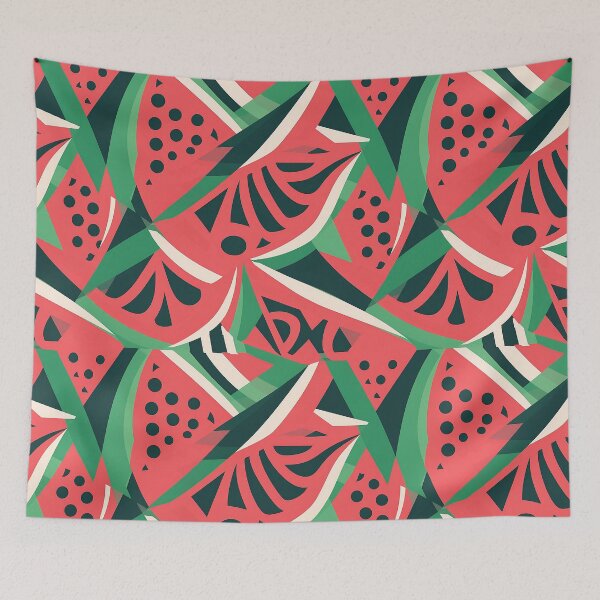 Item preview, Abstract Bold Watermelon Pattern designed and sold by Brainless Art.