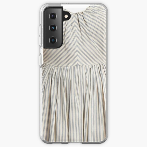 Women's traditional striped dress Samsung Galaxy Soft Case