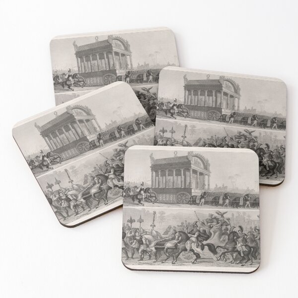 Item preview, Vintage Alexander the Great Greek Parade and Procession Illustration (1849) designed and sold by BravuraMedia.