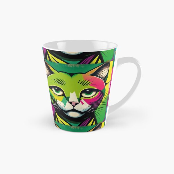 Item preview, Gato colorido de olhos verdes designed and sold by GirlaineSQ.
