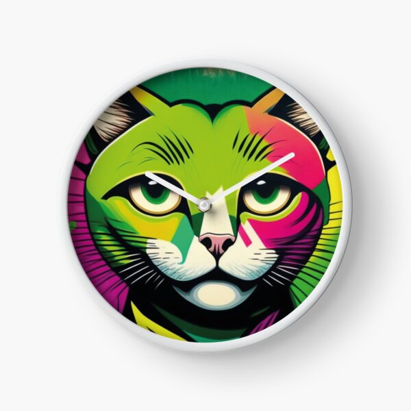 Item preview, Gato colorido de olhos verdes designed and sold by GirlaineSQ.