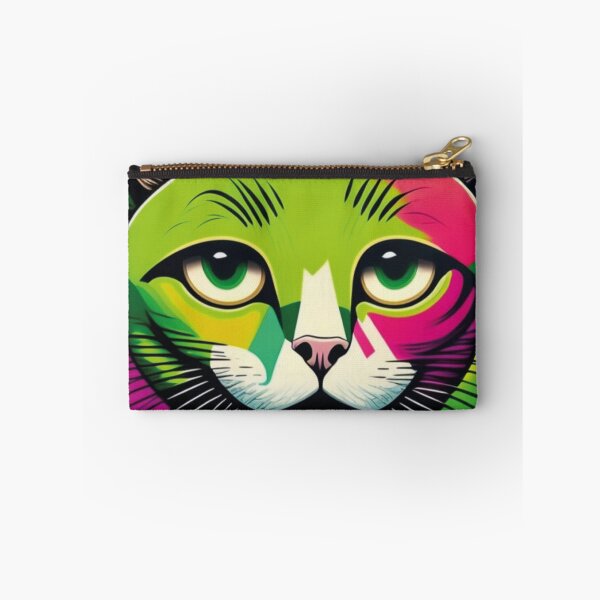Item preview, Gato colorido de olhos verdes designed and sold by GirlaineSQ.