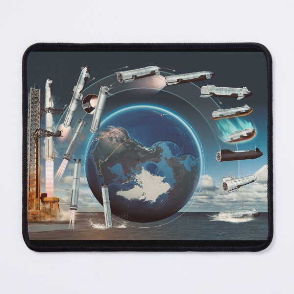 Item preview, Starship OFT-1 final: Day before launch (no text version) designed and sold by Tony  Bela.