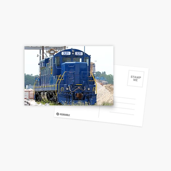 Train Engine Postcard