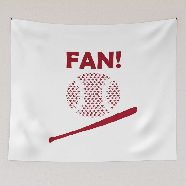 Item preview, Baseball Fan Collection: Red Ball Bat designed and sold by universewitness.