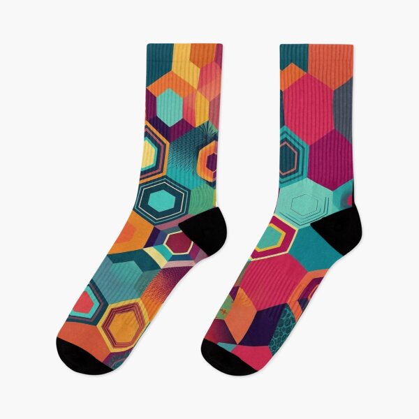 Item preview, Colorful Hexagonal Pattern designed and sold by UlDesigns.