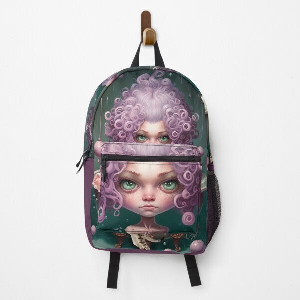 Item preview, Big Eye Girl Portrait Low Brow Art Bubble Bath Spa designed and sold by Art.Fusion.Studio.