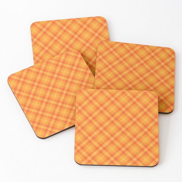 Item preview, Gingham Checker Orange designed and sold by kpop lovers.