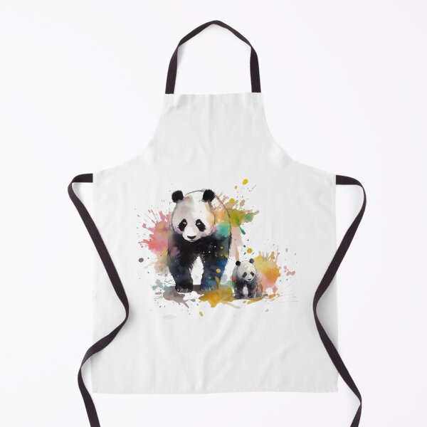 Item preview, Cute mama/ baby panda splash digital art designed and sold by CustomDC.