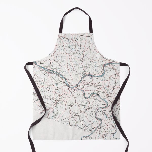 Item preview, Allegheny County PA Map (1981) Pittsburgh Pennsylvania Regional Area Atlas designed and sold by BravuraMedia.