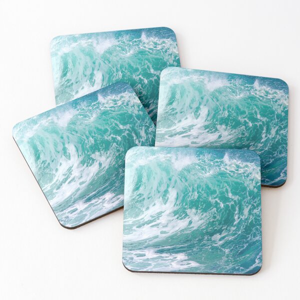 Item preview, Ocean Waves Beach Surf Surfing Surf Surfer Surfboard Blue designed and sold by DESTINATIONS DECAL.
