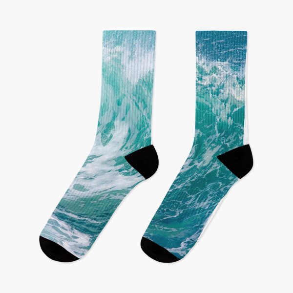 Item preview, Ocean Waves Beach Surf Surfing Surf Surfer Surfboard Blue designed and sold by DESTINATIONS DECAL.