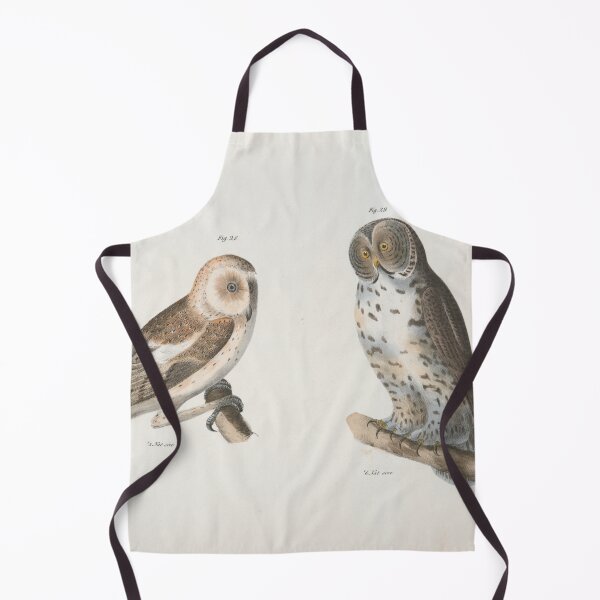Item preview, Vintage American Barn Owl & Great Grey Owl Illustration (1844) designed and sold by BravuraMedia.