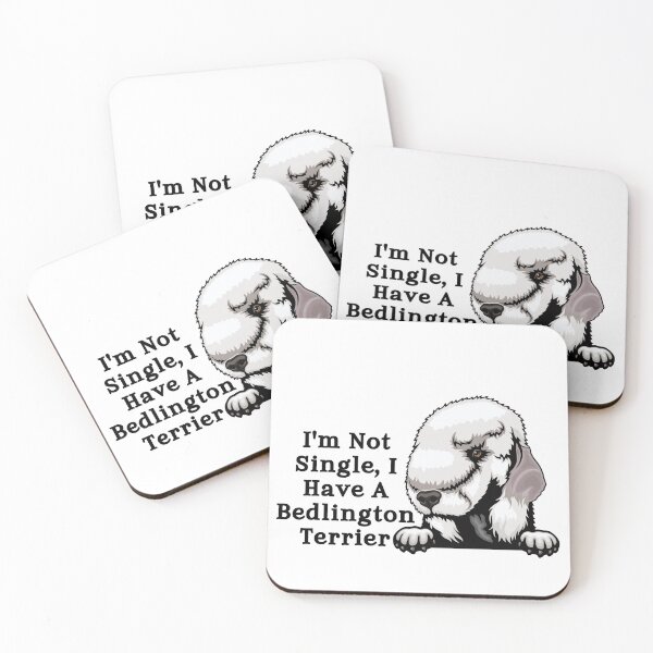 Item preview, I'm Not Single I Have A Bedlington Terrier designed and sold by TheAnimalZ00.