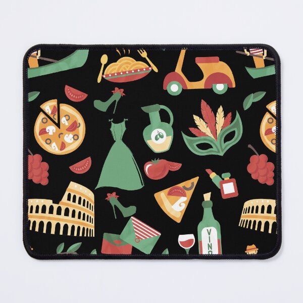 Item preview, ITALY, ITALIAN PRINT PATTERN, SYMBOLS OF ITALY, ROMAN PATTERN designed and sold by classic car craze.