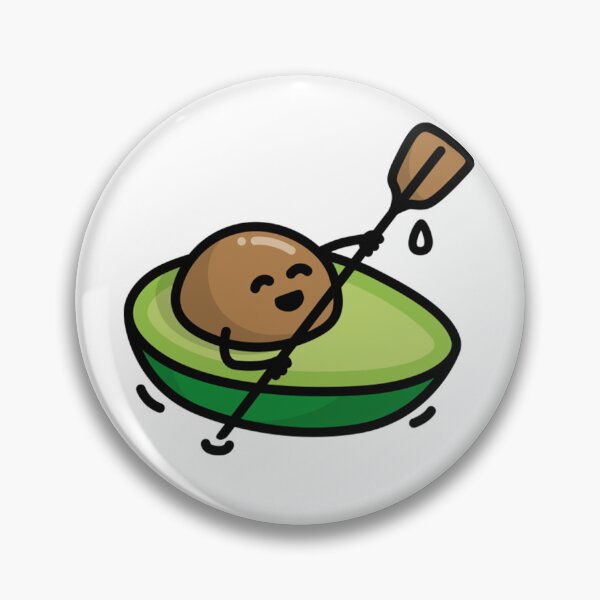 Item preview, Funny canoe, canoeing, avocado, pun, kayak, rowing designed and sold by KristinWyma.