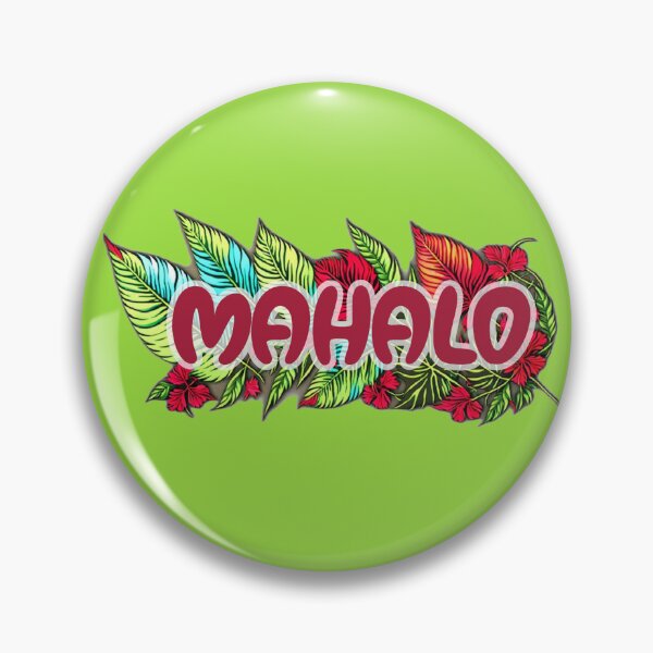 Item preview, Mahalo - Letras Rojas designed and sold by BrightC.