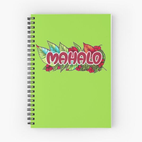 Item preview, Mahalo - Red Letters designed and sold by BrightC.