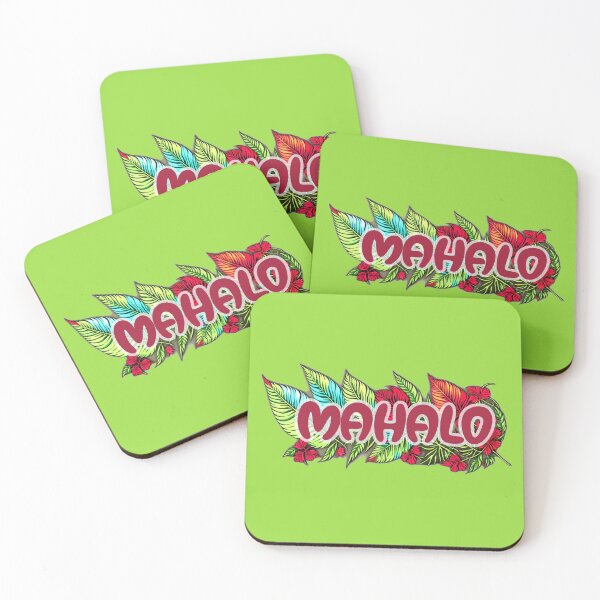 Item preview, Mahalo - Red Letters designed and sold by BrightC.
