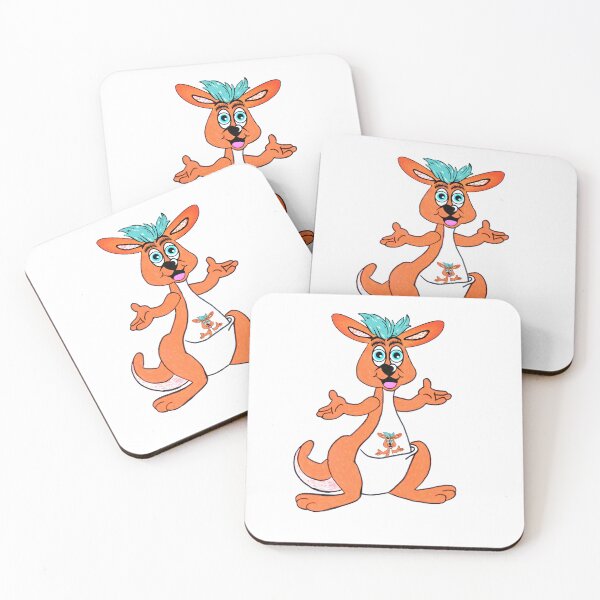 Item preview, Kanga & Rooby the Kangaroos from The Emu Family.  designed and sold by VibrantArtwork.
