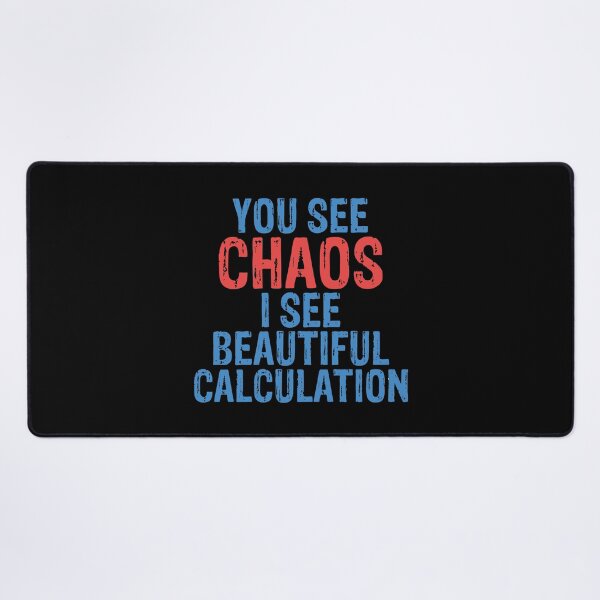 Item preview, Beautifully Calculated Chaos | Math and Science Lovers Design designed and sold by Dancing Dolphin Crafts.