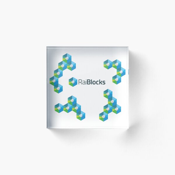 RaiBlocks Lattice Acrylic Block