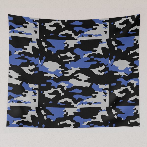 Item preview, Blue Gray and Black Camo designed and sold by YentroK.