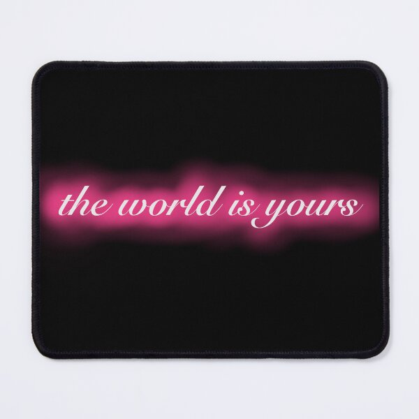 Item preview, the world is yours neon sign designed and sold by katelynroseart1.