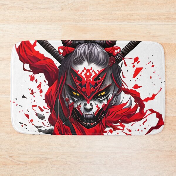 Item preview, The Blood-Soaked Kunoichi - A Portrait of a Demon in Red designed and sold by GalihDA.