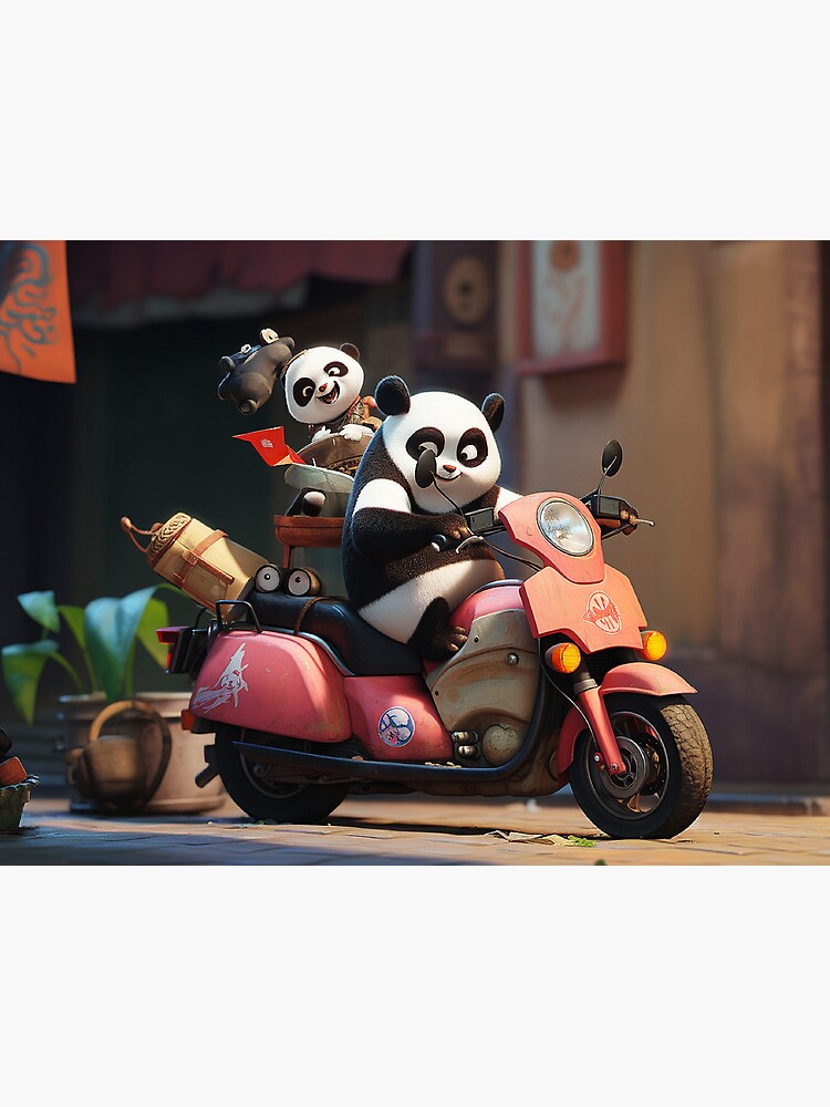 Mano Toys 《Steampunk Motorbike Panda》 Limited Edition