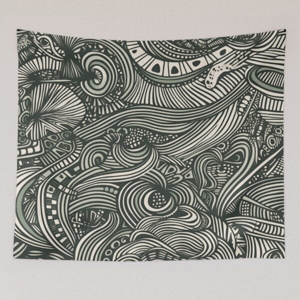 Item preview, Abstract Line Art designed and sold by colorcraze-.