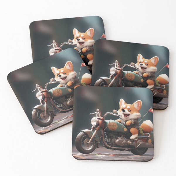 Item preview, Cute Puppy on A Motorcycle  designed and sold by Kevin Lou.