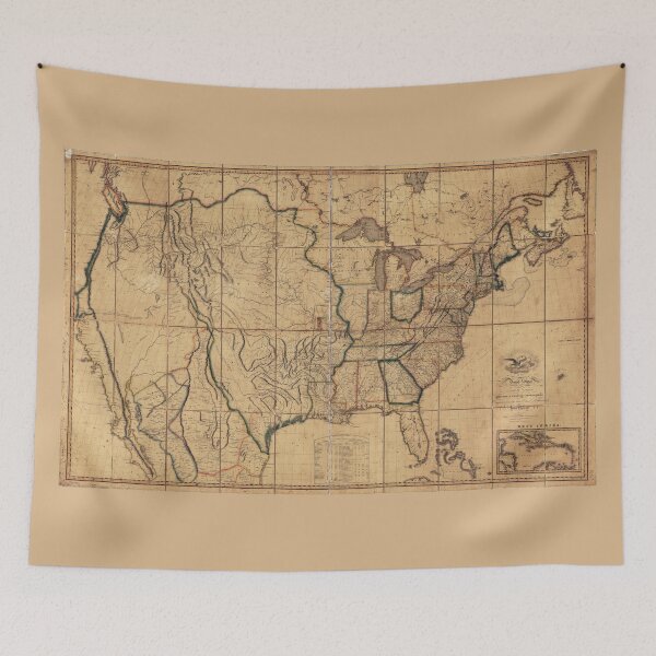 Item preview, Map of the United States by John Melish (1818) 3rd State designed and sold by allhistory.