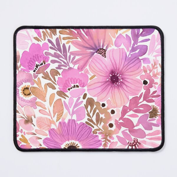 Item preview, Boho Floral Bunch Pattern Design Magenta designed and sold by WildFlowerWC.