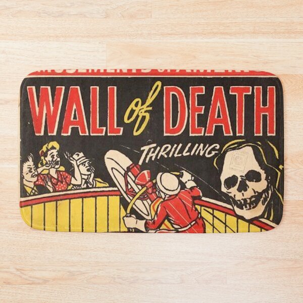 Item preview, Retro Wall Of Death Poster designed and sold by DukeGroovy.