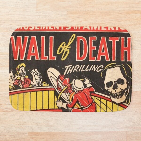 Item preview, Retro Wall Of Death Poster designed and sold by DukeGroovy.