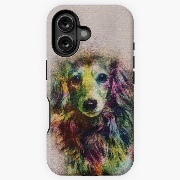 Item preview, Dachshund Puppy Sketch Paint designed and sold by k9printart.