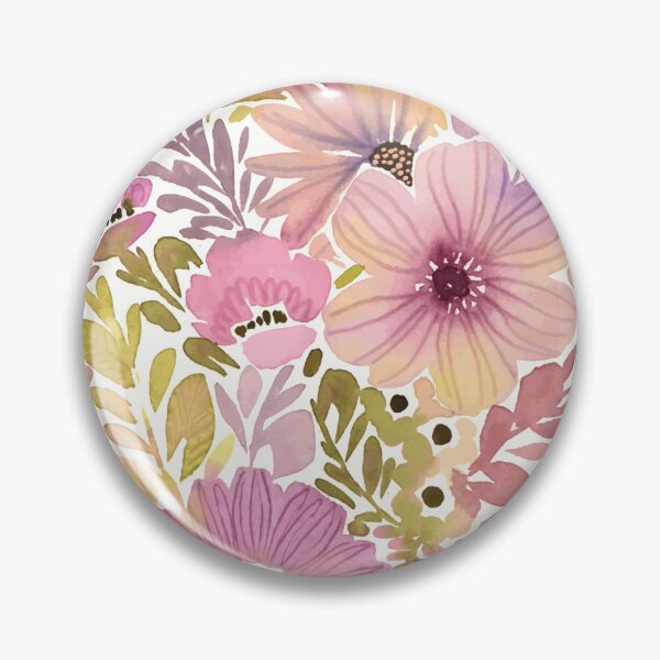Item preview, Boho Floral Bunch Pattern Design Rainbow designed and sold by WildFlowerWC.