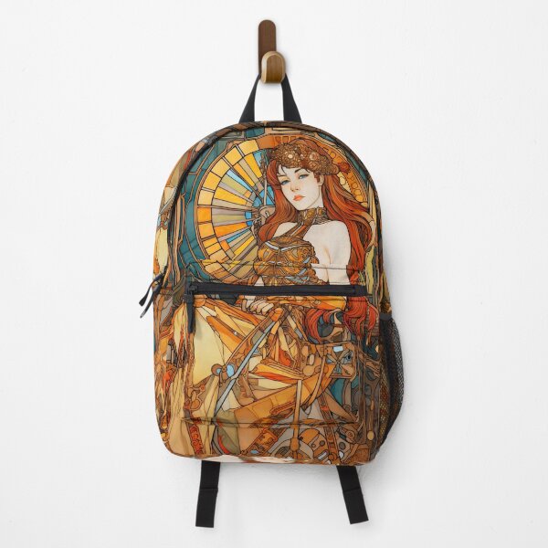 Item preview, Art Nouveau Stained Glass Steampunk designed and sold by entwithanaxe.