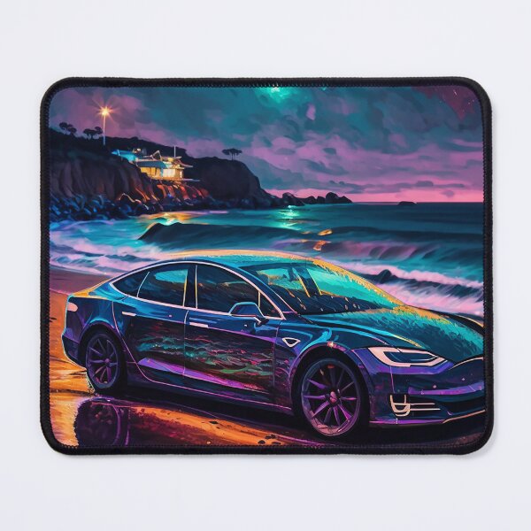 Item preview, Impressionistic Bioluminescence 2014 Tesla Model S P85D designed and sold by Nathan Engquist.