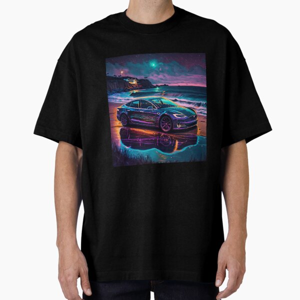 Artikel-Vorschau von Impressionistische Biolumineszenz 2014 Tesla Model S P85D, designt und verkauft von Nathan Engquist.