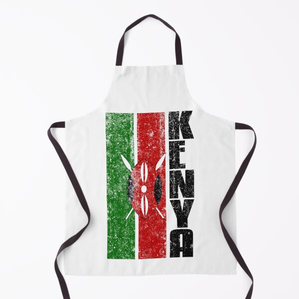Item preview, Kenyan Flag Vintage - Black designed and sold by PearlMoonGrapes.