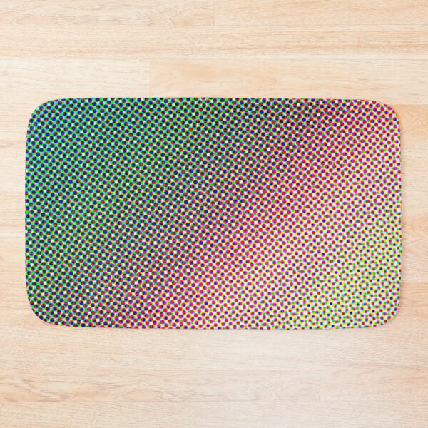 Item preview, Peach Pink and Green Color Illusion Abstract Pattern Diagonal Gradient Halftone designed and sold by kattakitty.
