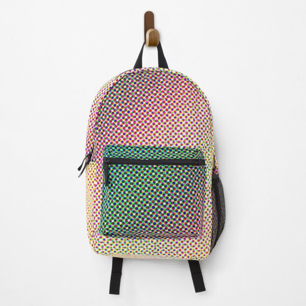 Item preview, Peach Pink and Green Color Illusion Abstract Pattern Diagonal Gradient Halftone designed and sold by kattakitty.
