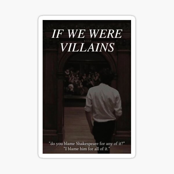 If We Were Villains quotes Poster for Sale by hollyberry24