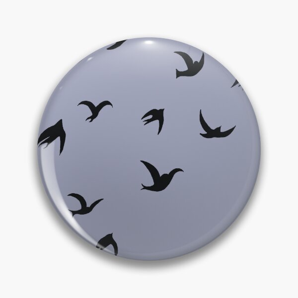 Item preview, Flying Free Birds Silhouette In Black 2 designed and sold by taiche.