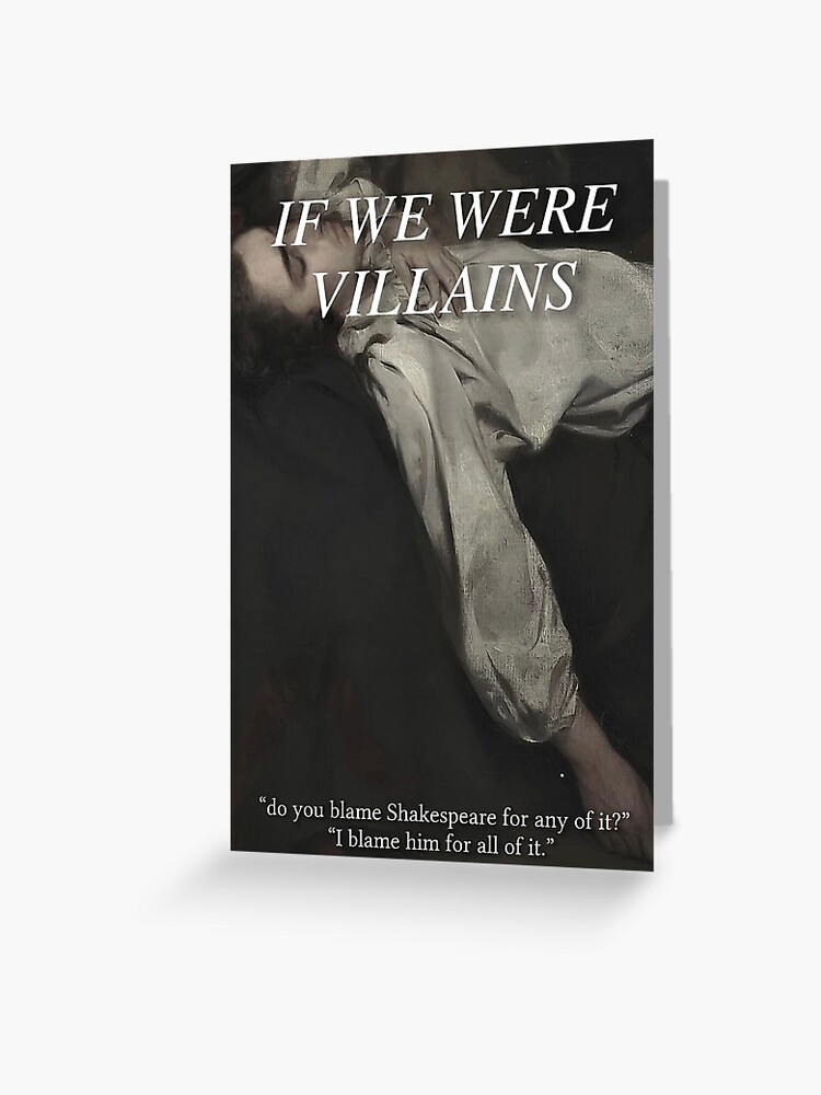 If We Were Villains quotes Postcard for Sale by hollyberry24