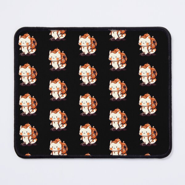 Item preview, Adventure Paws - Energetic Cat Hiking Sticker for Nature Lovers designed and sold by Cute Critters Stickers.