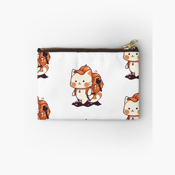 Item preview, Adventure Paws - Energetic Cat Hiking Sticker for Nature Lovers designed and sold by Cute Critters Stickers.