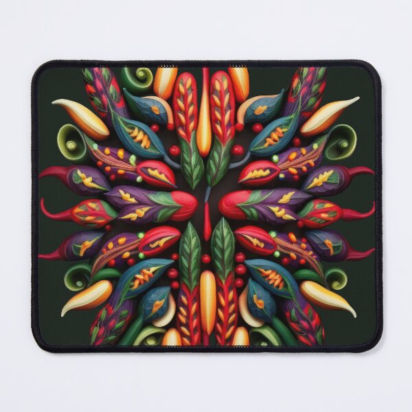 Item preview, Chili Peppers abstract art mexican food designed and sold by Tio-Tecun.